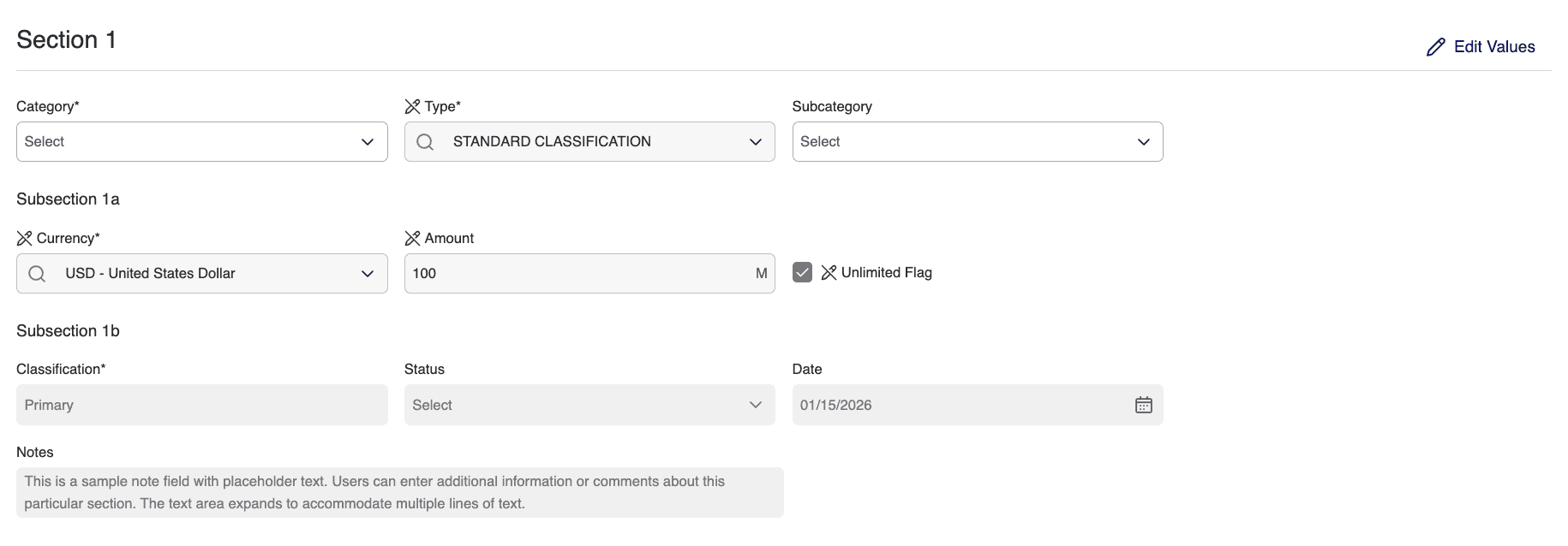 Field state design variation 1